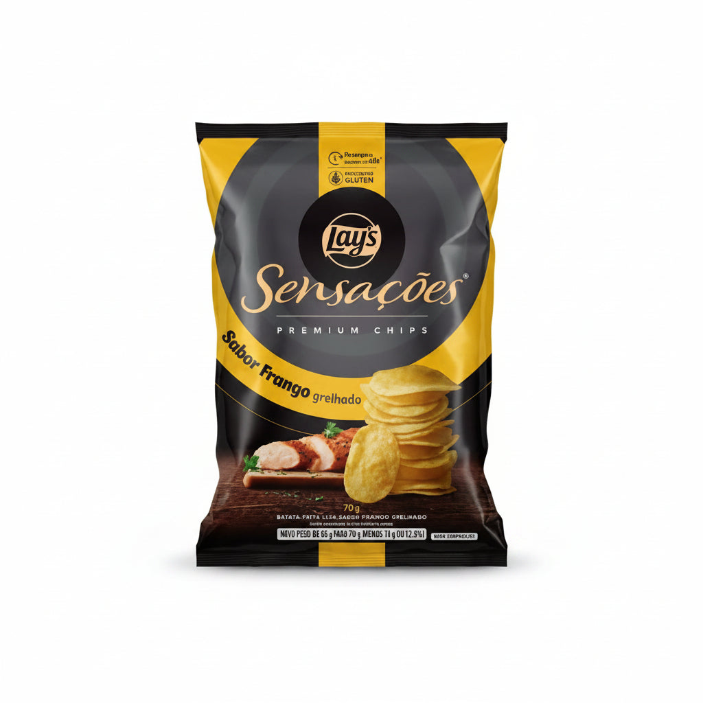 Elma Chips Batata Lays Sensação: Frango Grelhado (70g)